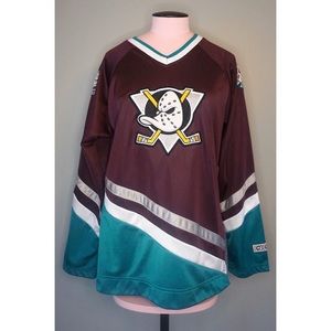VINTAGE Mighty Ducks NHL Official CCM Jersey